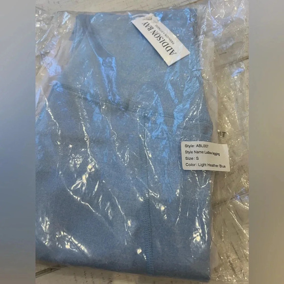 NWT Addison Bay Ludlow leggings in Light Heather Blue S - Picture 5 of 5